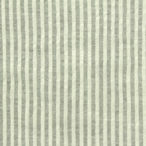 Light Grey Vertical-Stripe Knit, Viscose-Poly