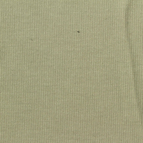 Polyester Cotton Blend Interlock Knit Fabric, 167 gsm, 160 cm — Khaki