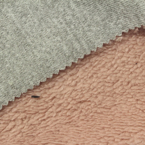 100% Polyester Minky Fabric, 390 gsm, 160 cm — Beige