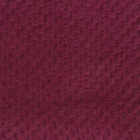 Jacquard Brushed Polyester Viscose Chunky Knit Fabric, 270 gsm, 210 cm — Red