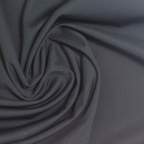 Polyester Stretch Milk Silk Knit Fabric, 160 gsm, 160 cm — Grey, ref EF-278453