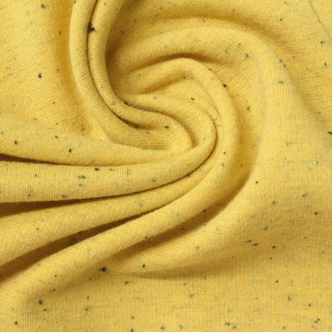 Yellow Marl Ponte Knit, Poly-Viscose