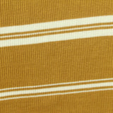 Mustard Horizontal-Stripe Rib Knit, Viscose — photo 2