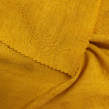 Yellow Tone-on-Tone Rib Knit, Poly-Viscose — photo 2