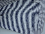 Navy Horizontal-Stripe Chunky Knit, Poly-Viscose — photo 2