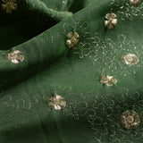 Silver Floral Knit, Polyester — photo 2