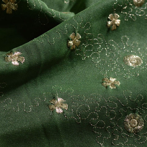 Silver Floral Knit, Polyester