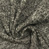 Black Marl Rib Knit, Polyester — photo 2