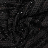 Black Horizontal-Stripe Chenille, Polyester — photo 2