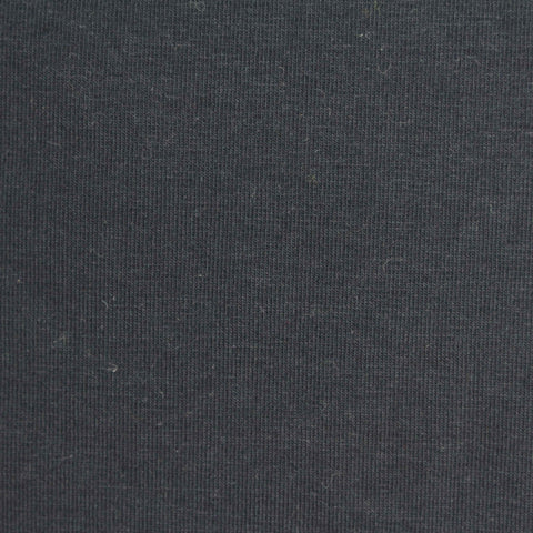 Cotton Stretch Jersey Knit Fabric, 170 gsm, 160 cm — Navy