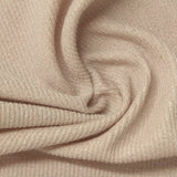 Light Beige Marl Rib Knit, Polyester — photo 2