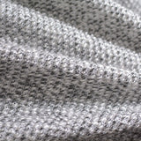 Grey Marl Chunky Knit, Poly-Acrylic — photo 2