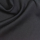 Nylon Polyester Stretch Scuba Knit Fabric, 250 gsm, 150 cm — Black — photo 2