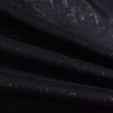 Black Tone-on-Tone Jacquard, Poly-Viscose — photo 2