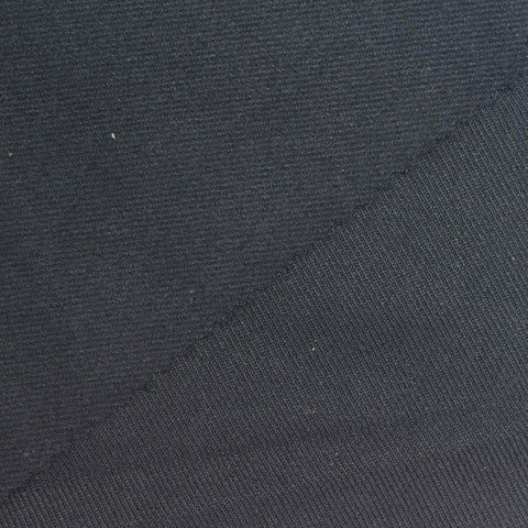 Brushed Polyester Stretch Twill Fabric, 360 gsm, 145 cm — Navy