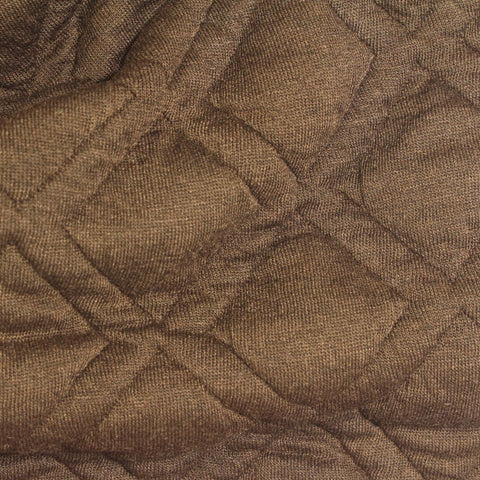Brown Diamond Jacquard, Polyester, 380 gsm