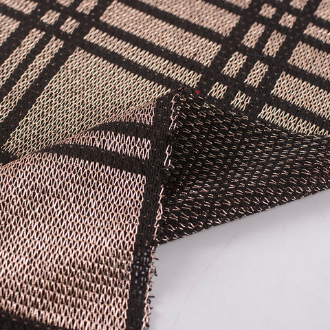 Black Grid Knit