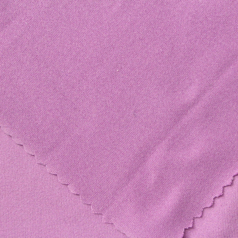 Polyester Stretch Milk Silk Knit Fabric, 163 gsm, 158 cm — Purple