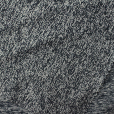 Light Grey Marl Jersey Knit, Polyester, 250 gsm, 160 cm
