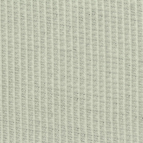 Light Grey Marl Rib Knit, Poly-Cotton, 290 gsm