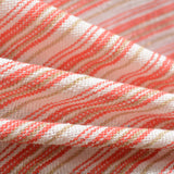 White Horizontal-Stripe Chunky Knit, Metallic — photo 2