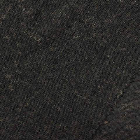 Heather Polyester Linen Jersey Knit Fabric, 126 gsm, 150 cm — Grey