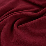 100% Polyester Fleece Fabric, 170 gsm, 160 cm — Red — photo 2