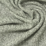 Heather Grey Marl Rib Knit, Viscose-Poly — photo 2