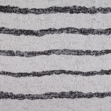 Black Stripes Chunky Knit, Viscose-Poly — photo 2