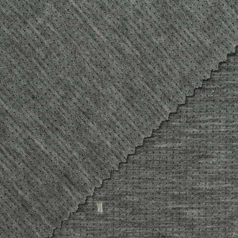 Dark Grey Dots Mesh, Poly-Tencel Lyocell