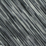 Black Horizontal-Stripe Jersey Knit, Polyester — photo 2