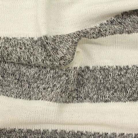 Off-White Horizontal-Stripe Chunky Knit