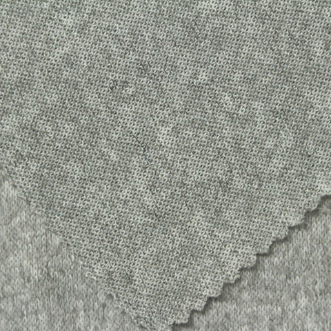 Grey Marl Jersey Knit, Polyester, 180 gsm