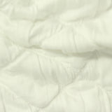 Jacquard Polyester Stretch Knit Fabric, 375 gsm, 150 cm — White — photo 2