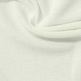 100% Polyester Knit Fabric, 250 gsm, 155 cm — White — photo 2