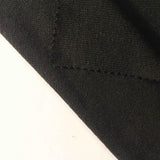 Polyester Viscose Stretch Chunky Knit Fabric, 205 gsm, 163 cm — Black — photo 2