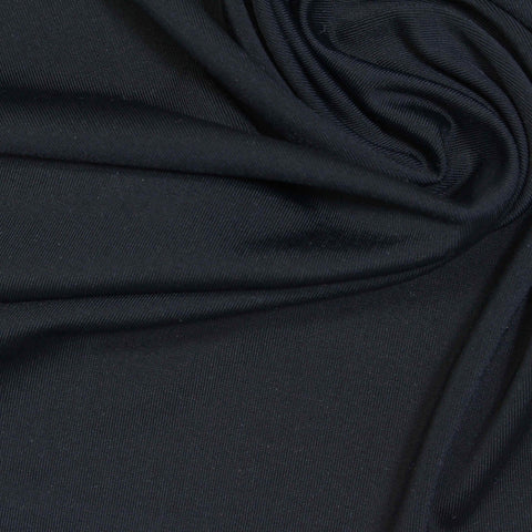 Nylon Stretch Jersey Knit Fabric, 185 gsm, 152 cm — Navy