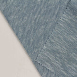 Slub Polyester Cotton Chunky Knit Fabric, 150 gsm, 150 cm — Blue — photo 2