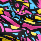Pink Abstract Jersey Knit, Cotton — photo 2