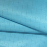 Turquoise Check Woven, Polyester — photo 2
