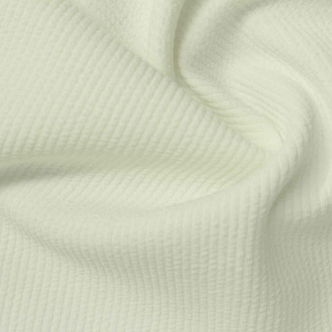 Polyester Stretch Rib Knit Fabric, 228 gsm, 147 cm — Khaki