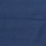Viscose Stretch Rib Knit Fabric, 400 gsm, 135 cm — Navy — photo 2