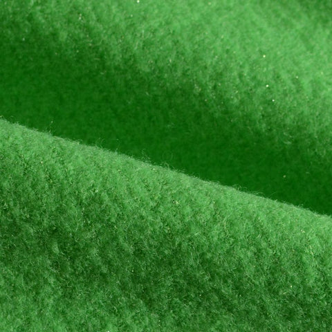 Polyester Wool Metallic Knit Fabric, 400 gsm — Green