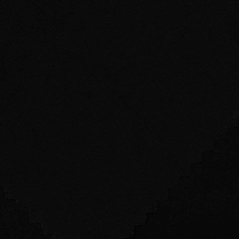 Brushed Polyester Woven Fabric, 125 gsm — Black, ref EF-232414