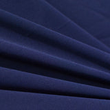 100% Polyester Linen-Look Fabric, 115 gsm, 147 cm — Navy — photo 2