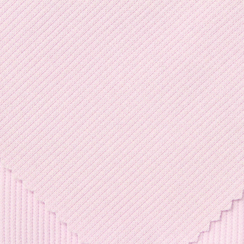 Light Pink Rib Knit, Poly-Cotton