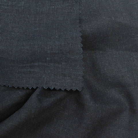 Dark Grey Marl Woven, Viscose-Linen