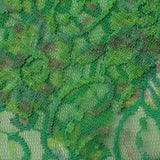 Green Floral Lace, Cotton — photo 2