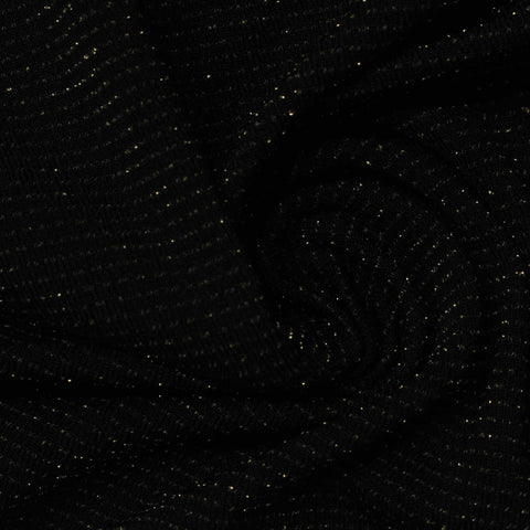 Black Marl Knit, Nylon, 202 gsm