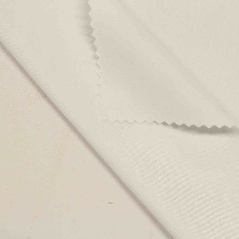 Polyester Stretch Knit Fabric, 190 gsm, 155 cm — White